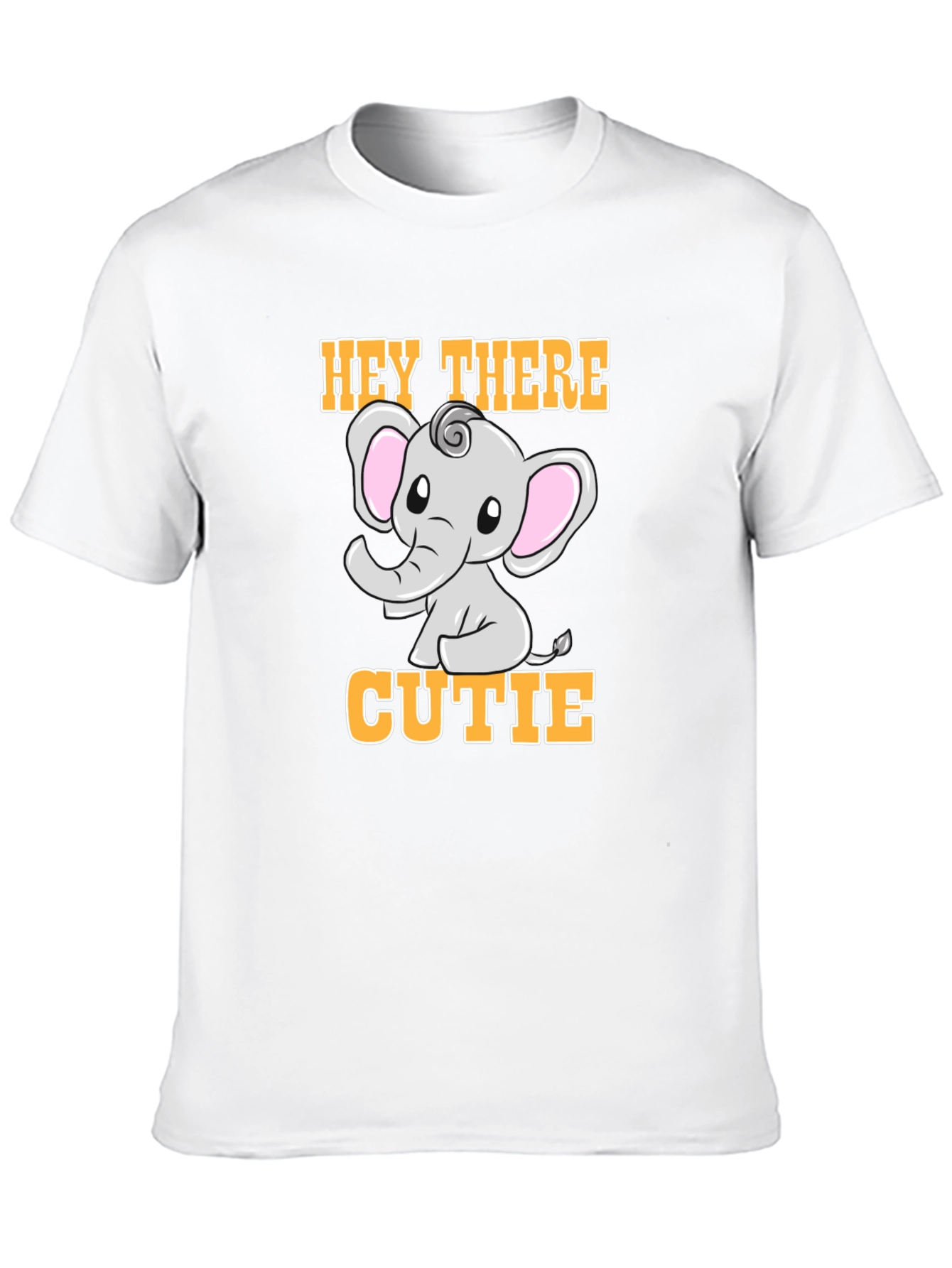 Hey There Cutie Elephant Graphic Tee