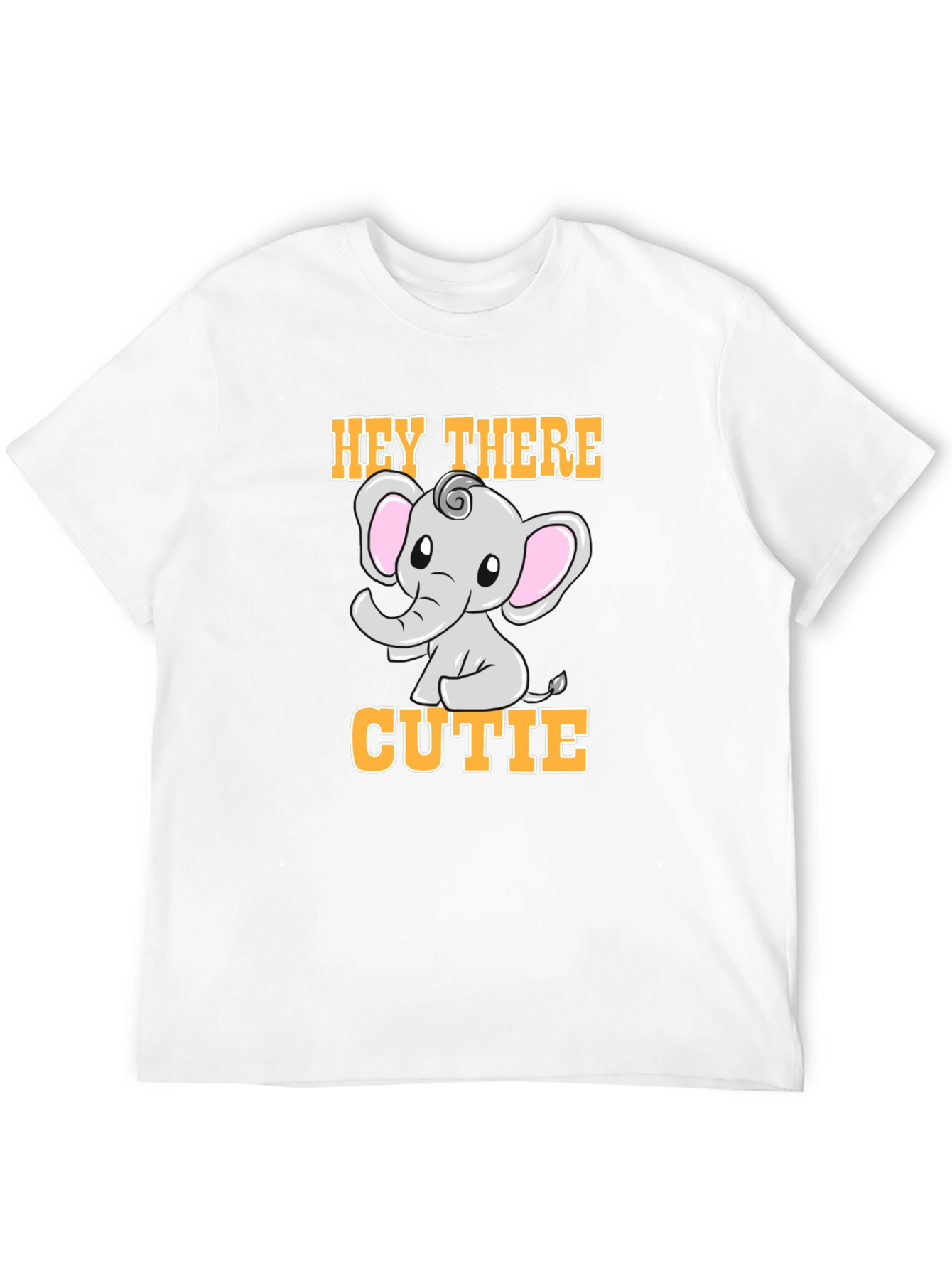 Hey There Cutie Elephant Graphic Tee