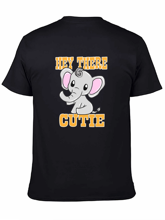 Hey There Cutie Elephant Graphic Tee
