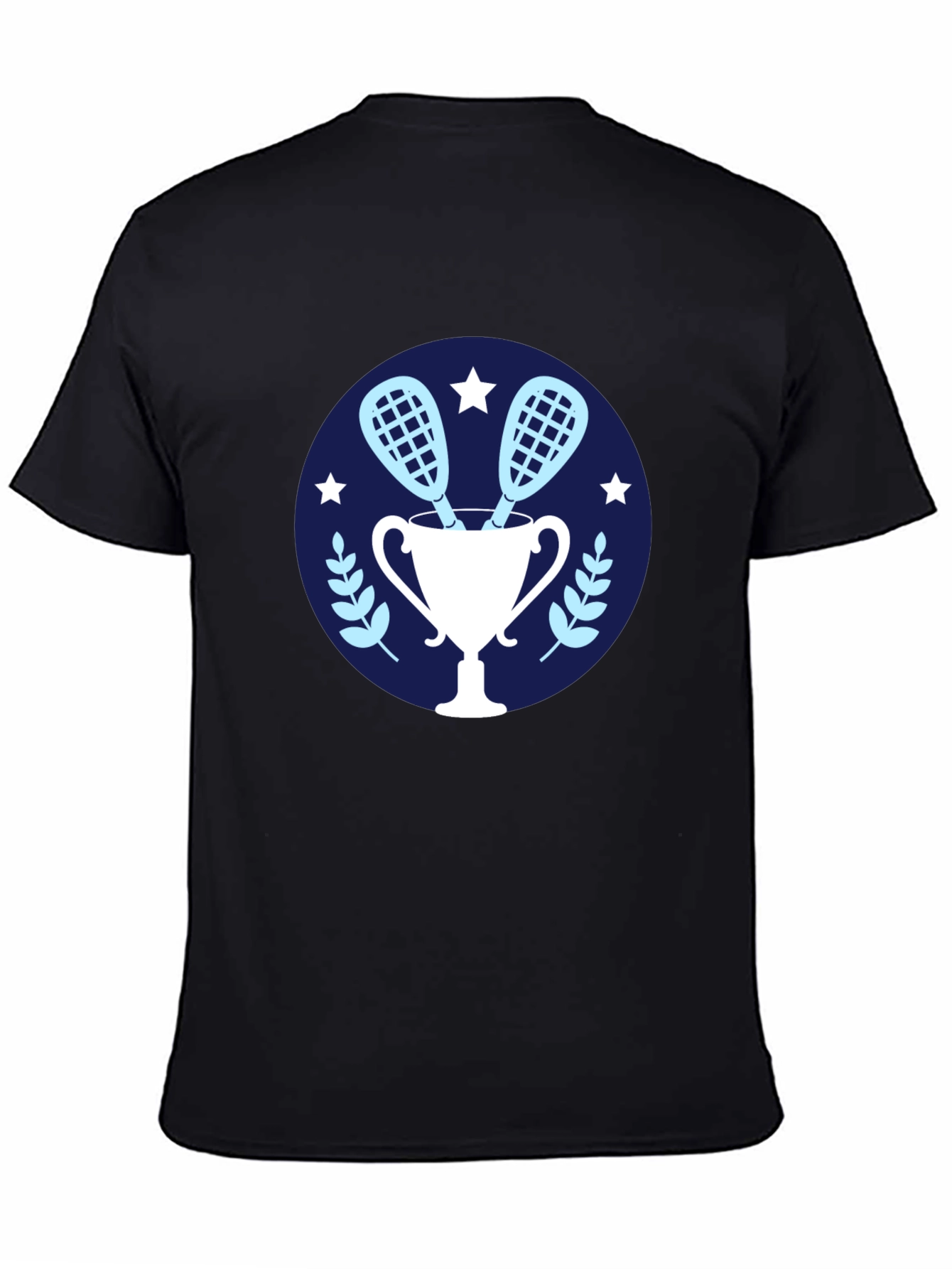 Lacrosse Champion Black T-Shirt