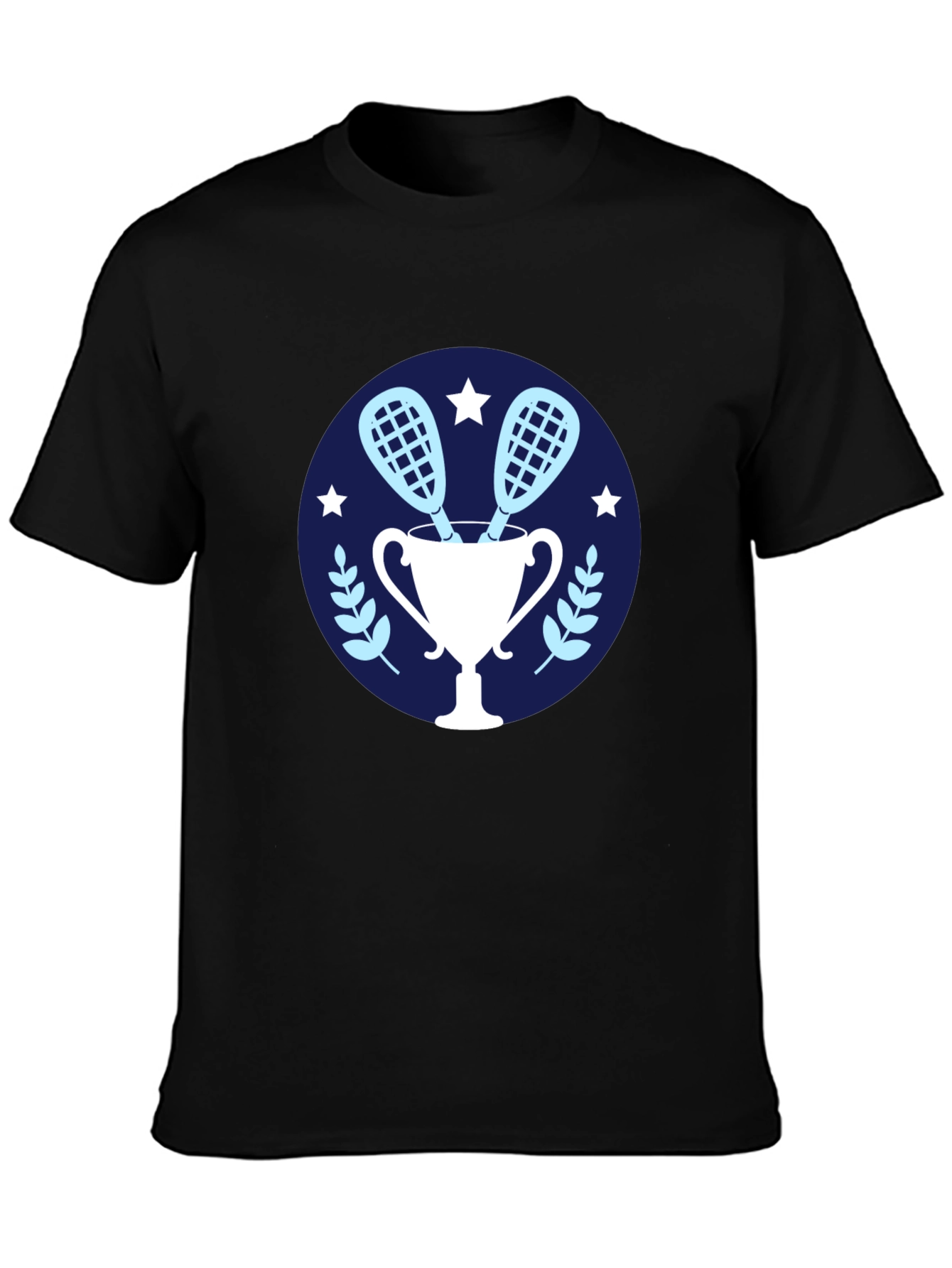 Lacrosse Champion Black T-Shirt