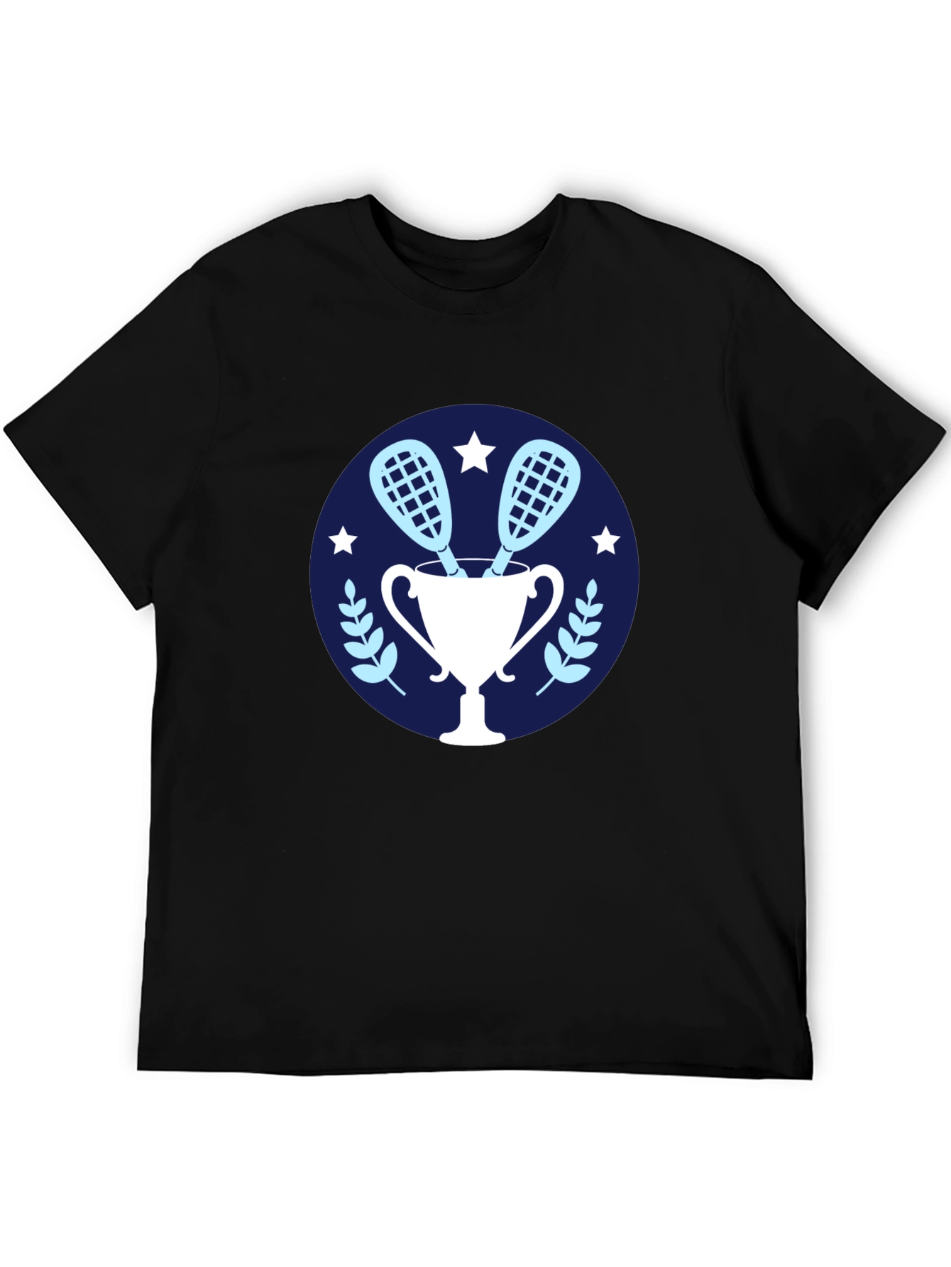 Lacrosse Champion Black T-Shirt