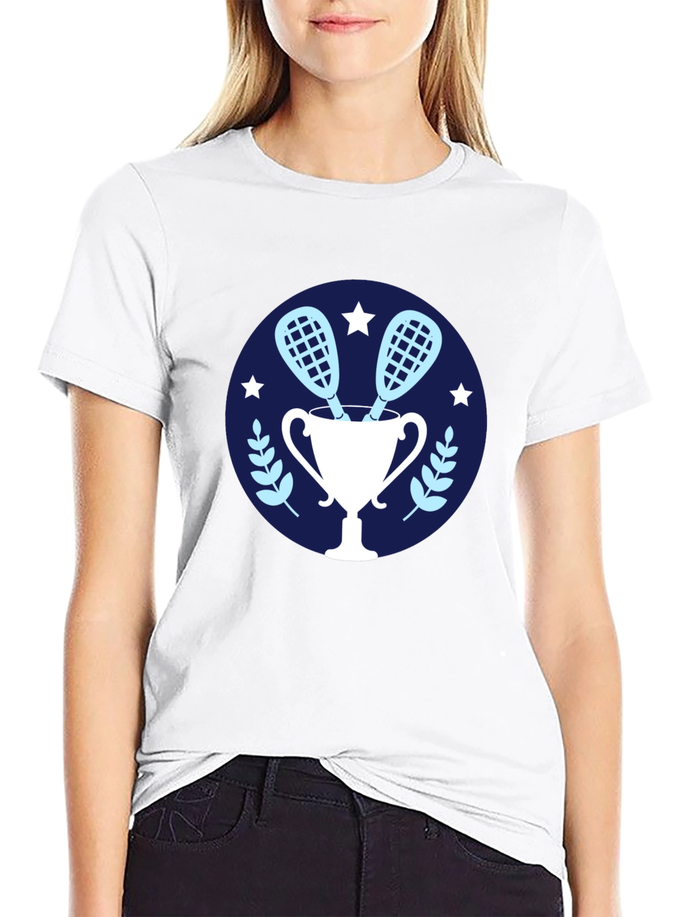 Lacrosse Champion Black T-Shirt