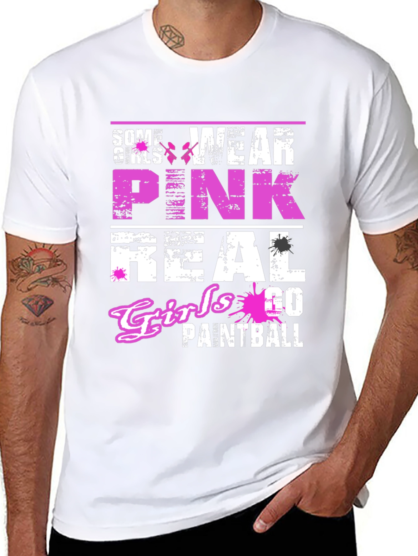 Real Girls Go Paintball T-Shirt