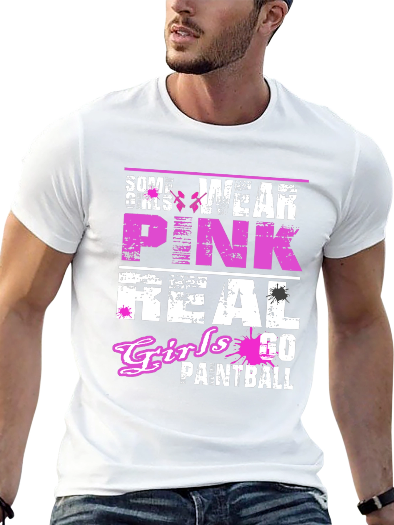 Real Girls Go Paintball T-Shirt