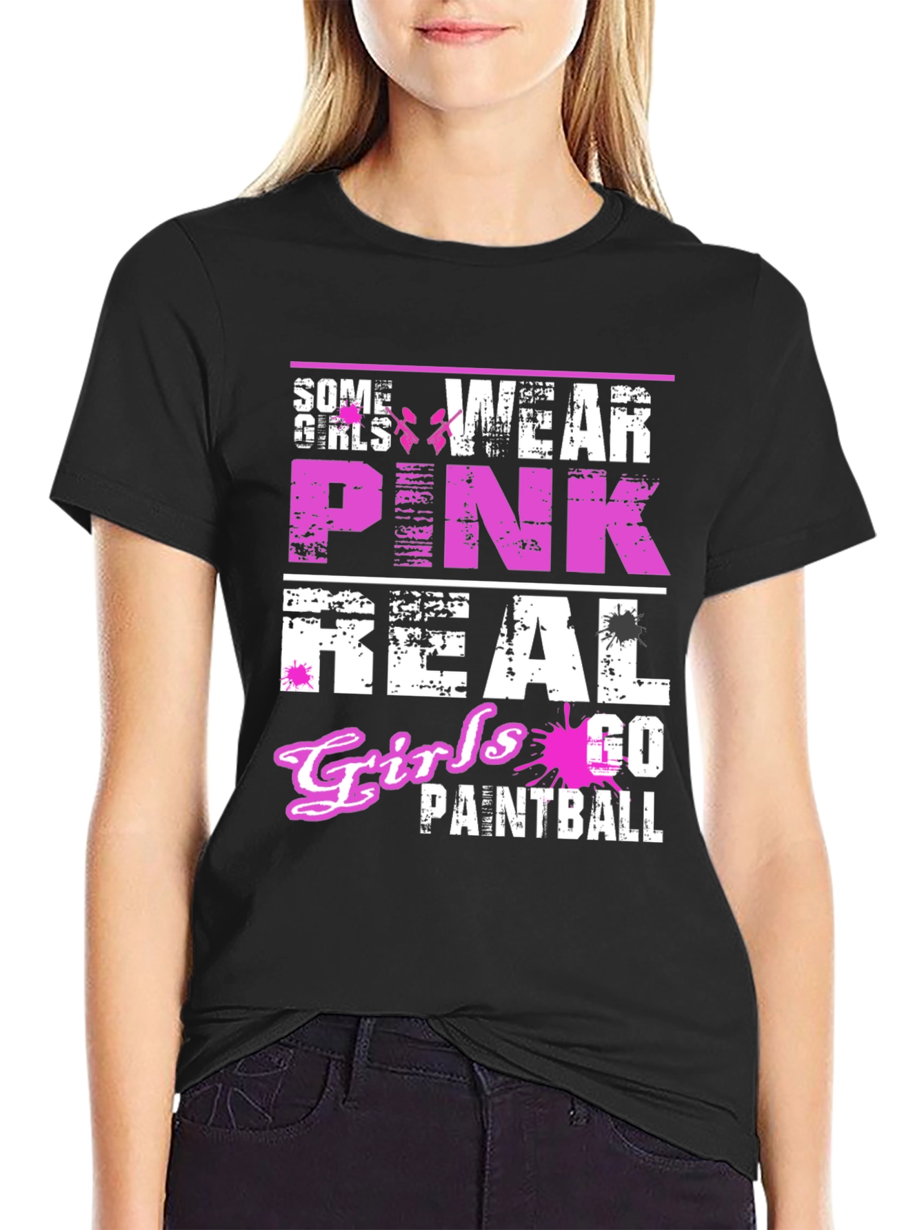 Real Girls Go Paintball T-Shirt
