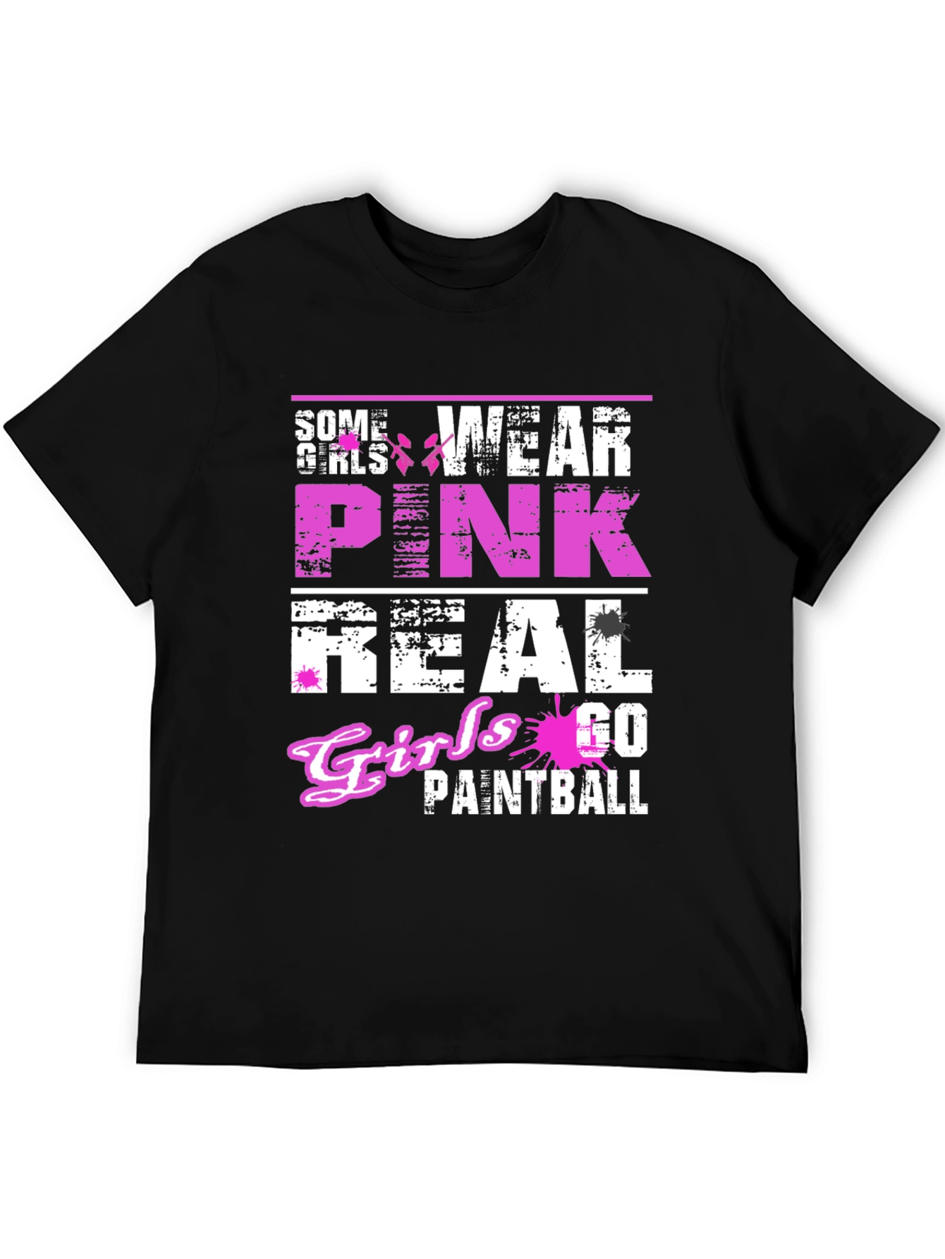 Real Girls Go Paintball T-Shirt