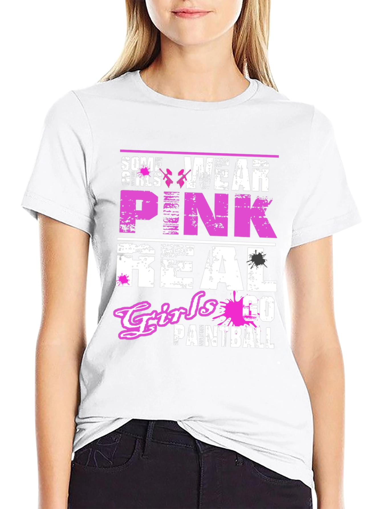 Real Girls Go Paintball T-Shirt