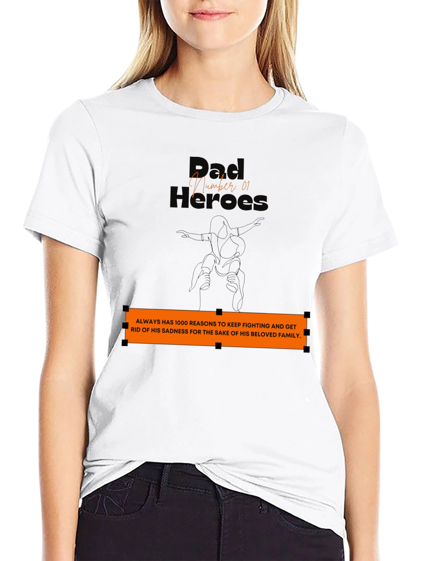 Dad Hero T-Shirt: Family Strength