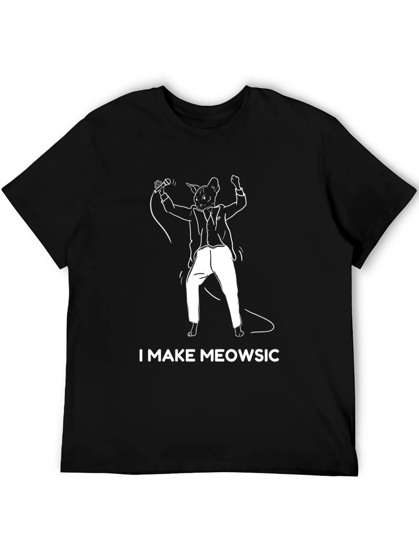 I Make Meowsic Funny Cat T-Shirt