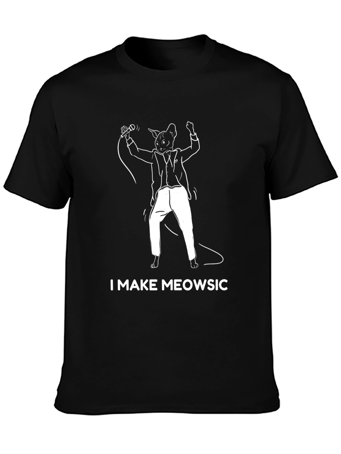 I Make Meowsic Funny Cat T-Shirt