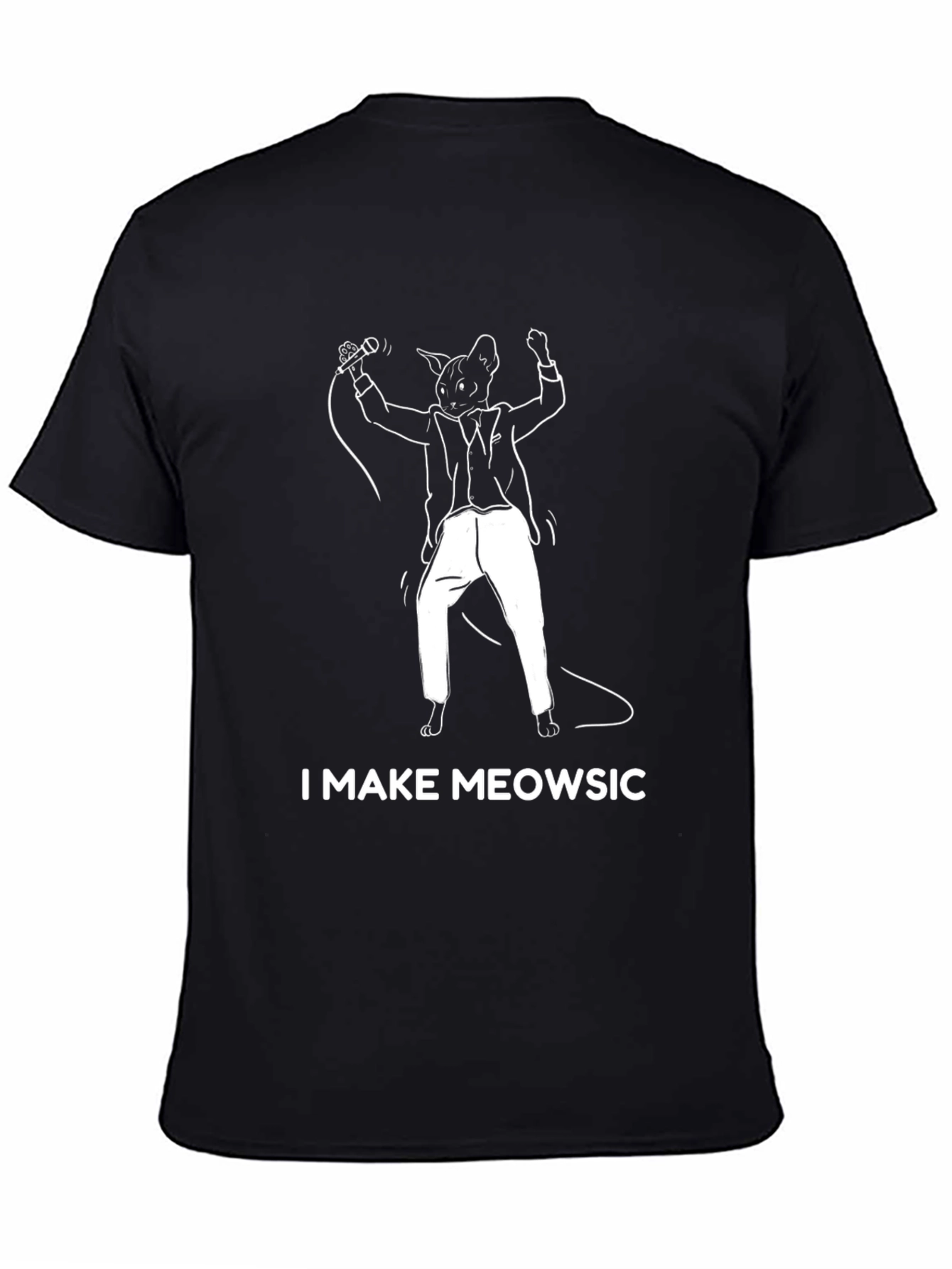 I Make Meowsic Funny Cat T-Shirt