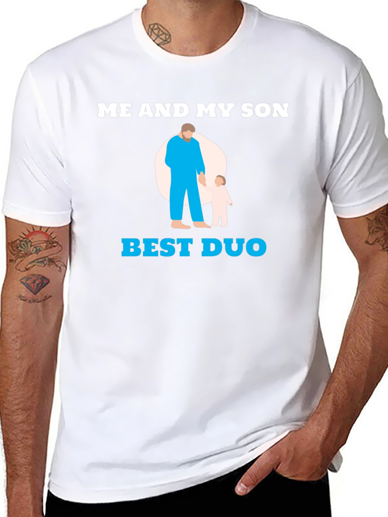 Matching Me and My Son Best Duo T-Shirt