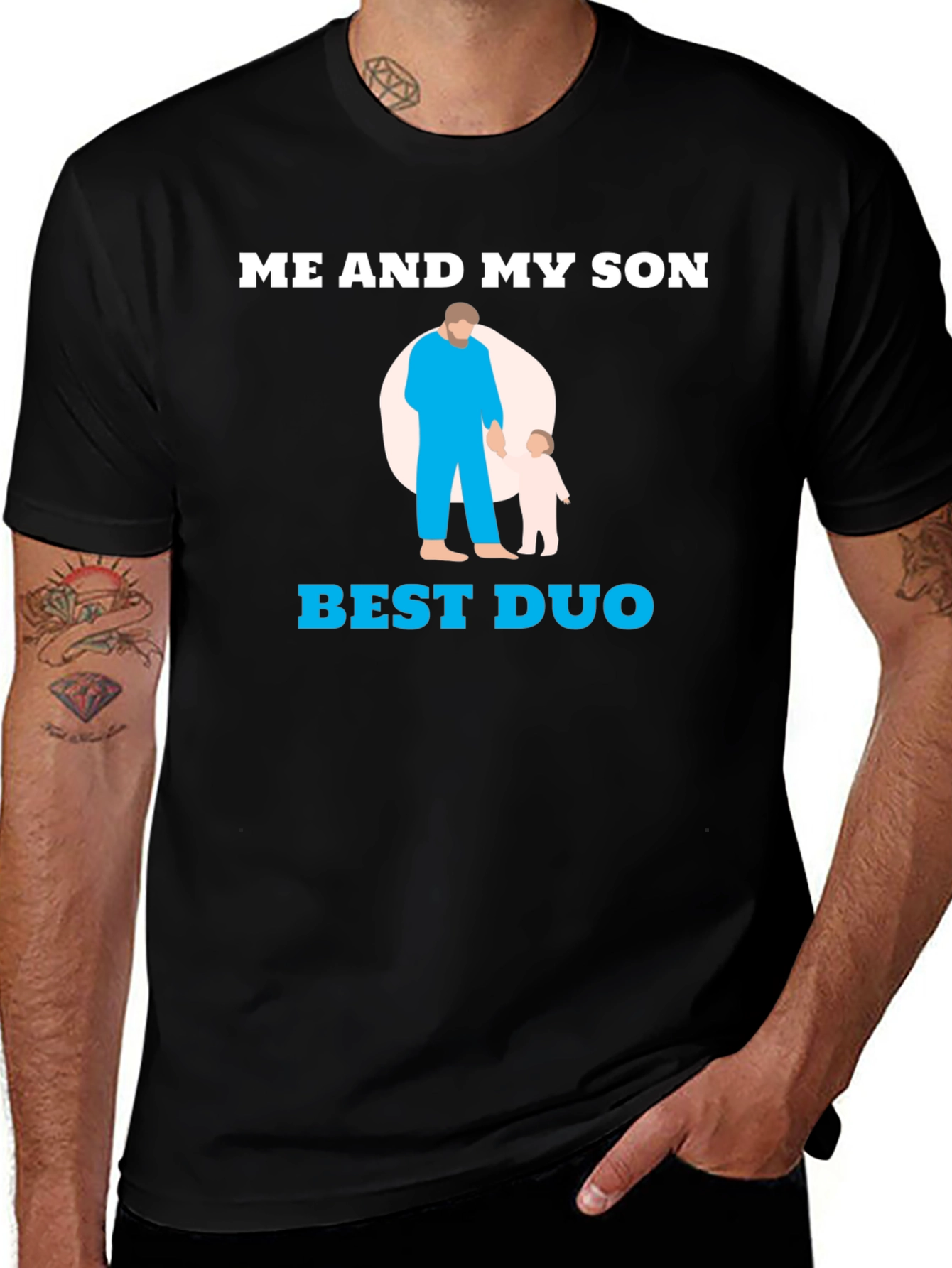 Matching Me and My Son Best Duo T-Shirt
