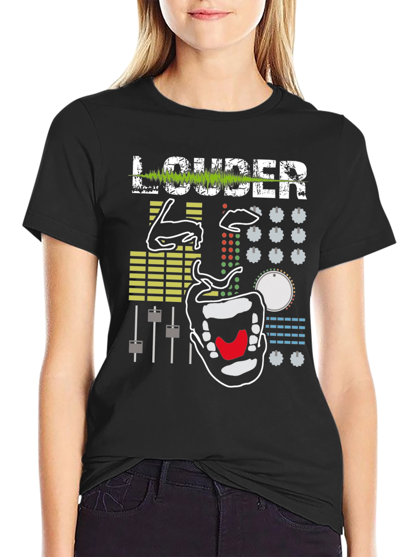 LOUDER Graphic Tee - Music Production Shirt