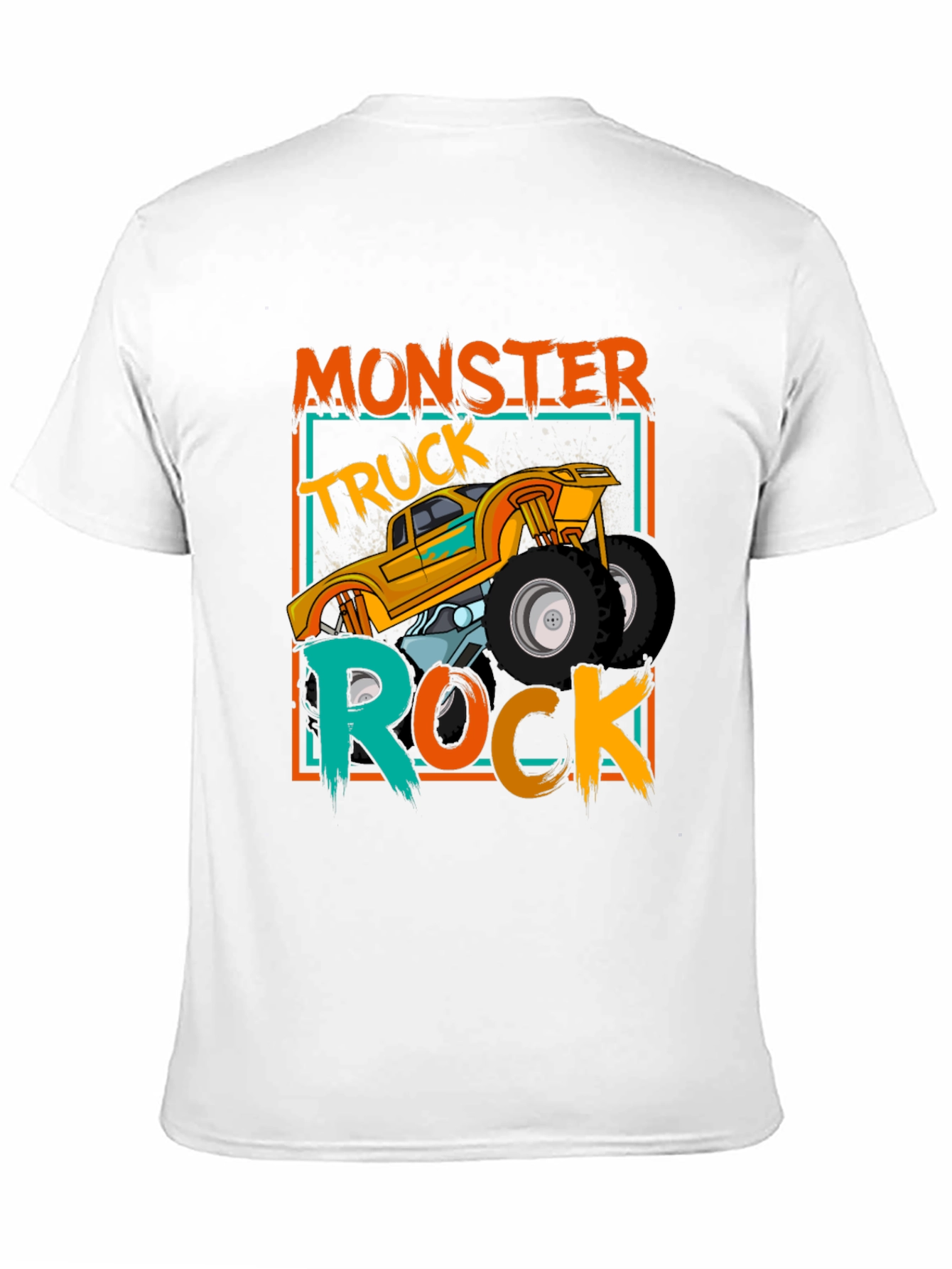 Monster Truck Rock Graphic Tee - Black