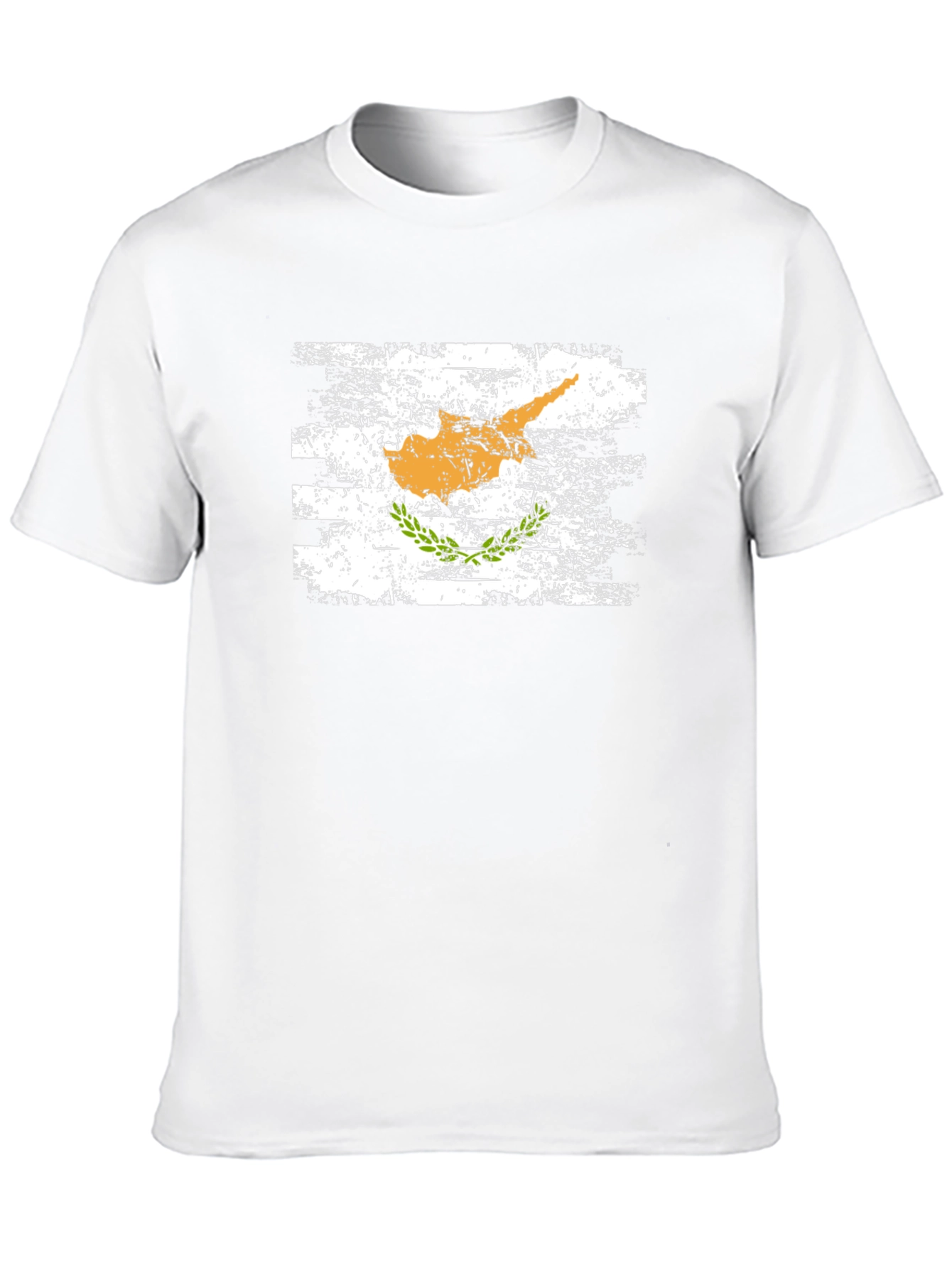 Cyprus Flag T-Shirt - Distressed Style Black Tee