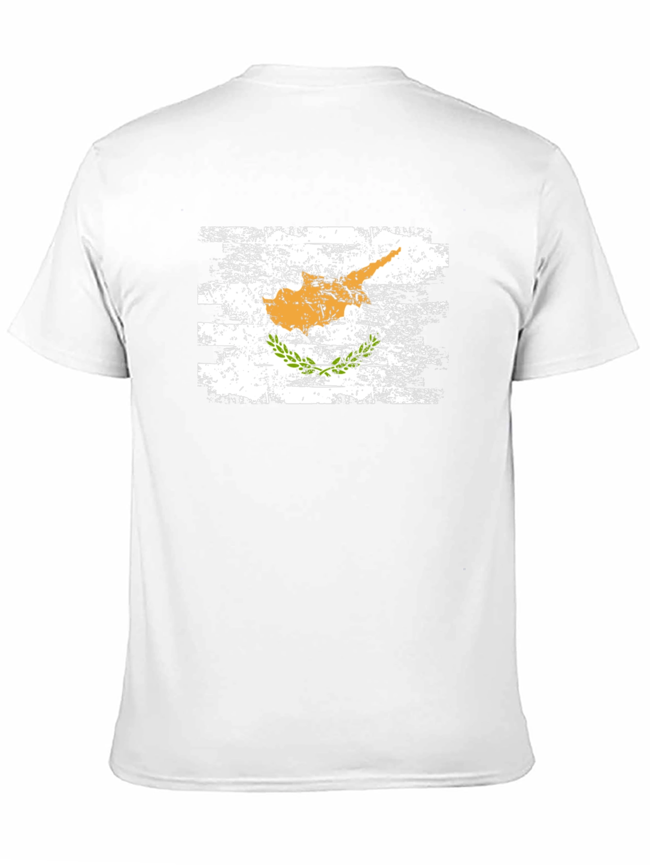 Cyprus Flag T-Shirt - Distressed Style Black Tee