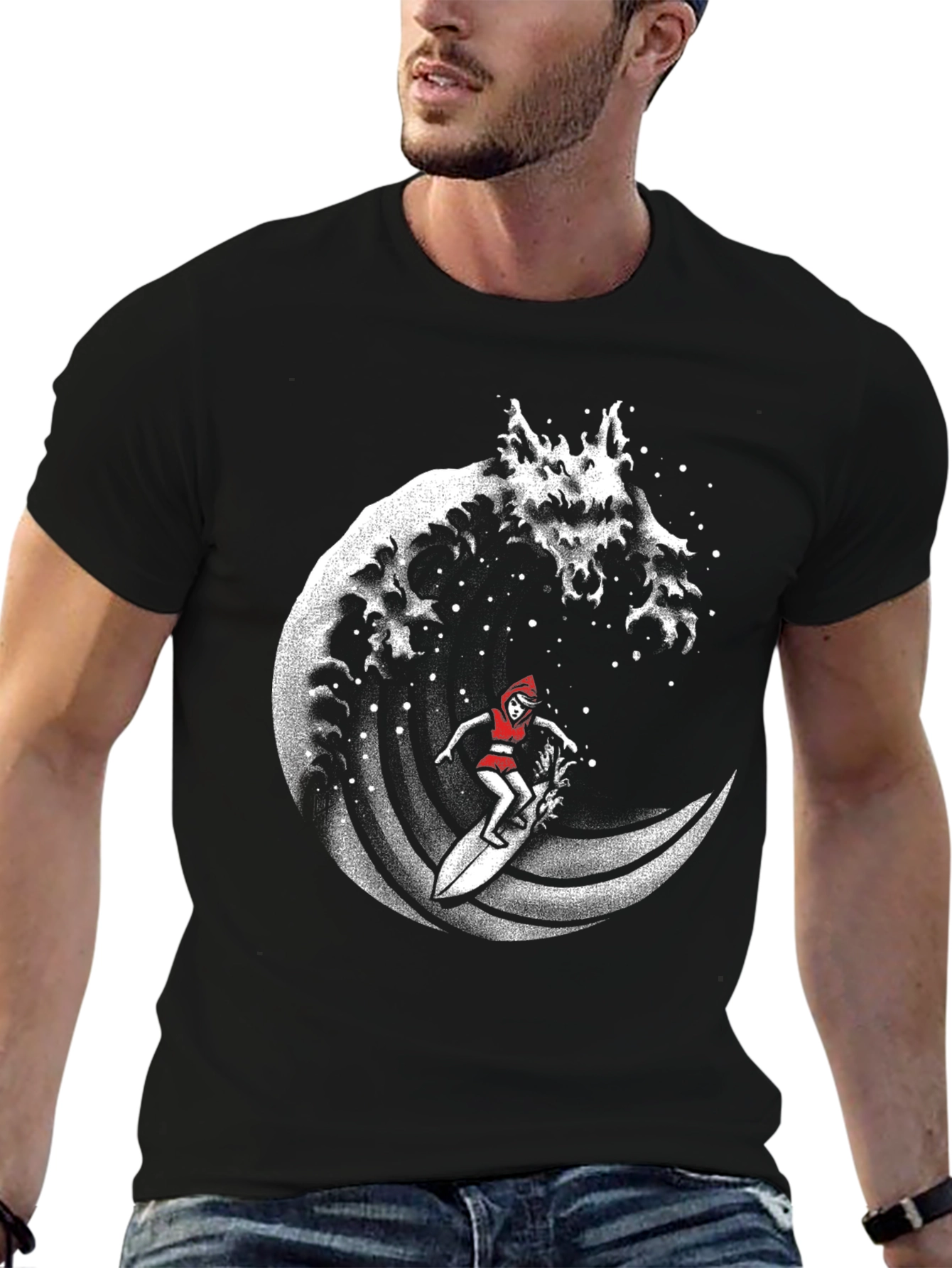Surfing Little Red Riding Hood T-Shirt