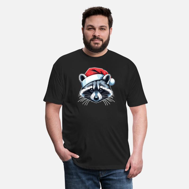 Raccoon Christmas Winter Animals Raccoons