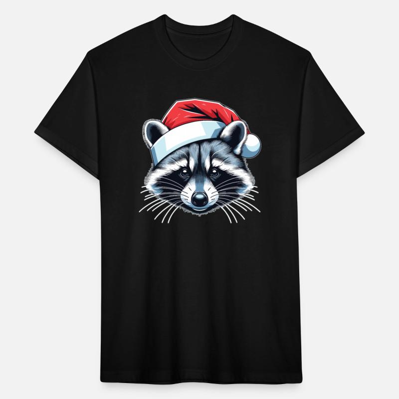 Raccoon Christmas Winter Animals Raccoons