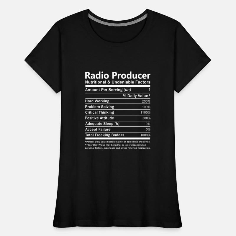 Radio Producer T Shirt - Nutritional And Undeniabl