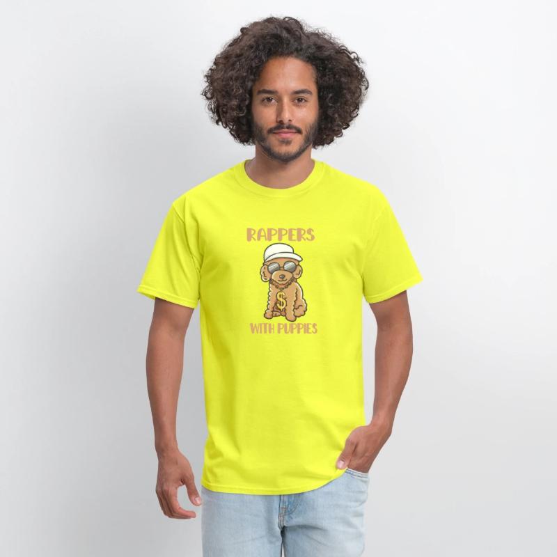 rappers with puppies shirt