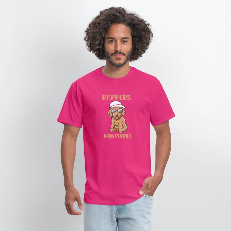 rappers with puppies shirt