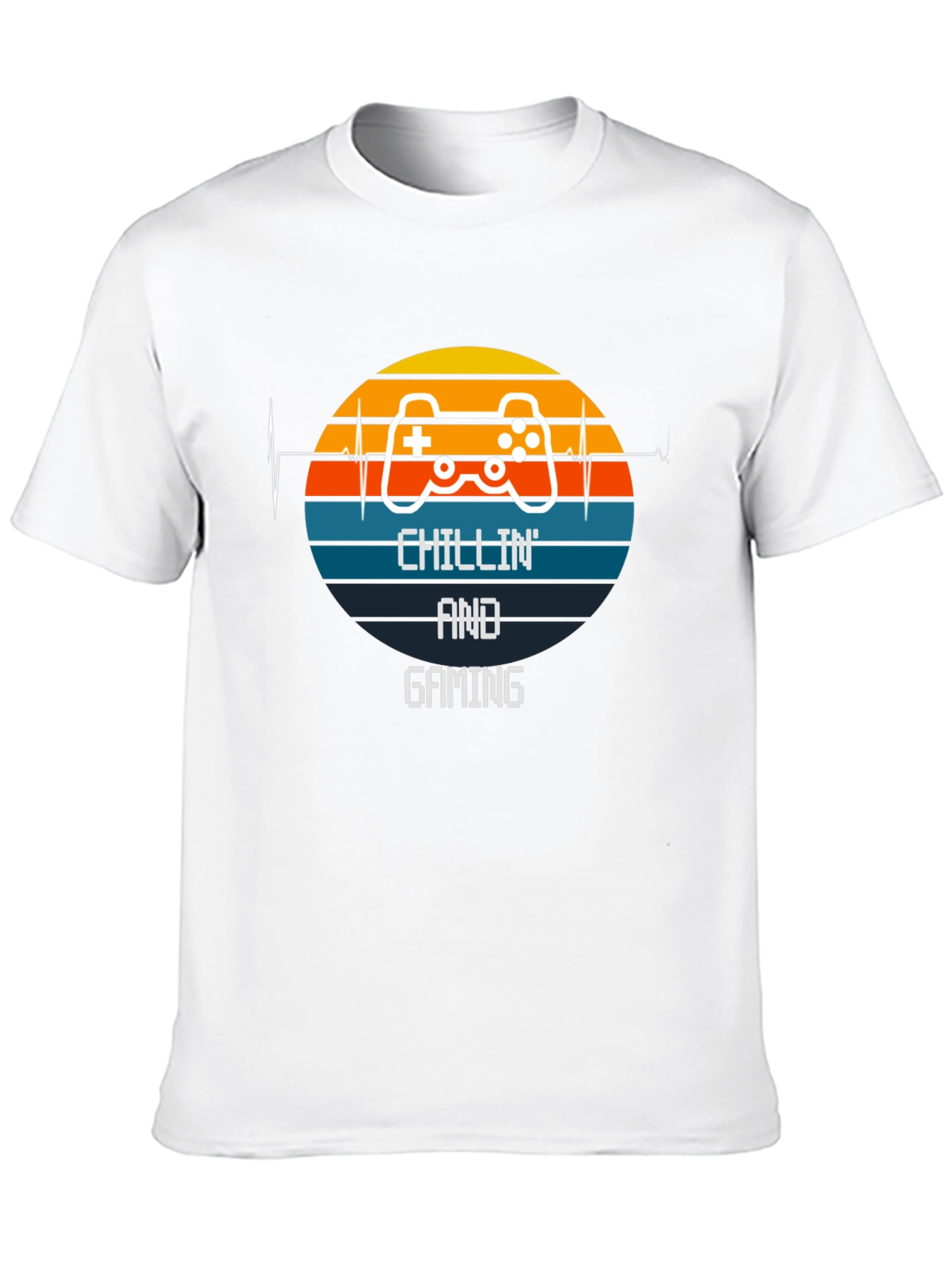 Chillin and Gaming Black T-Shirt
