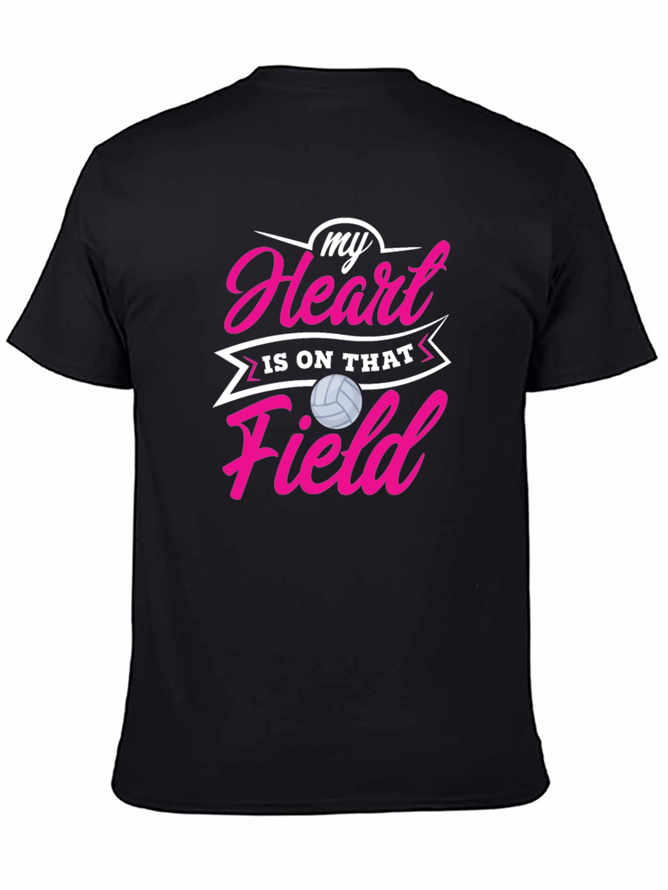 Volleyball Heart T-Shirt - Sports Fan Tee