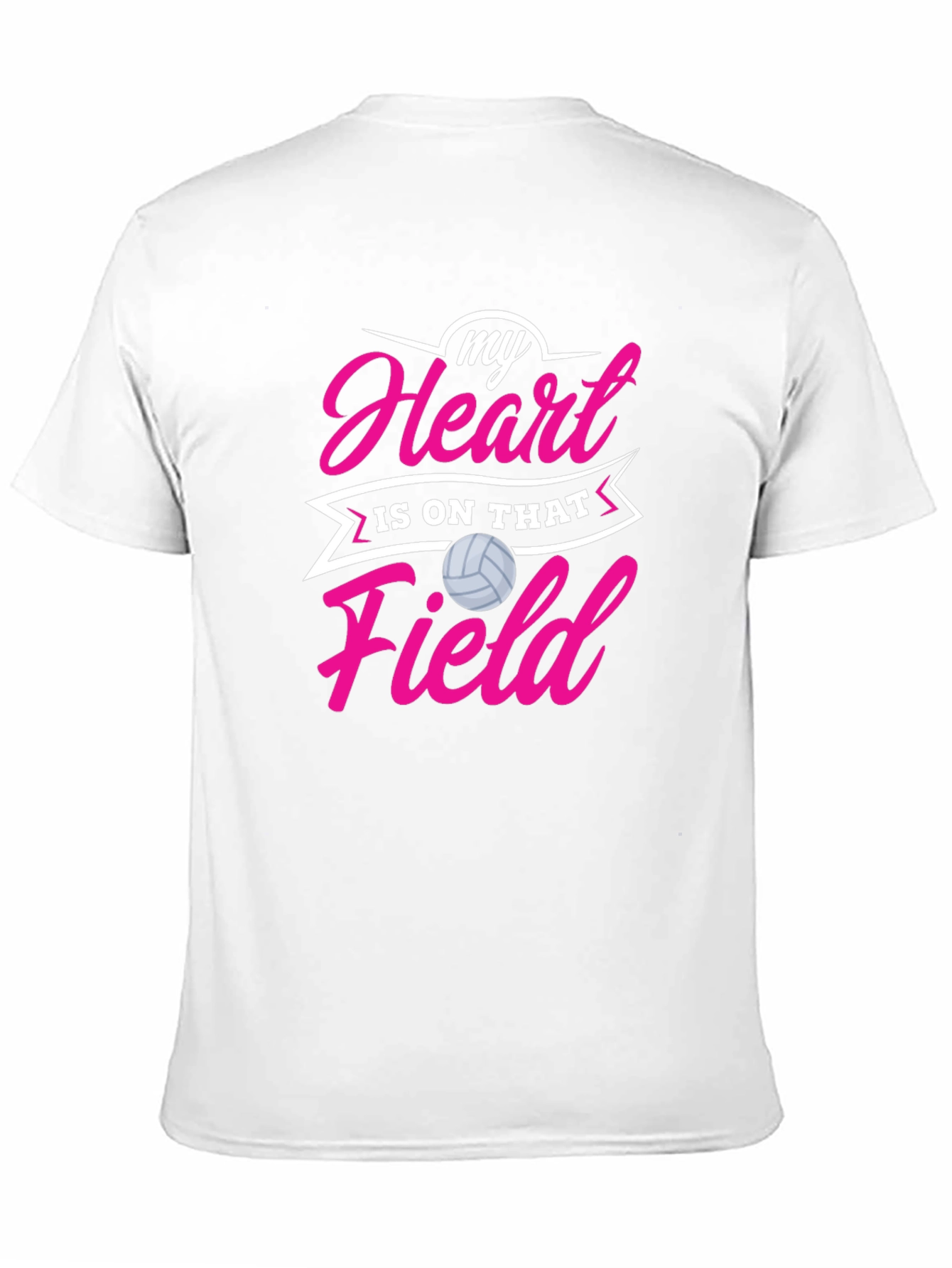 Volleyball Heart T-Shirt - Sports Fan Tee