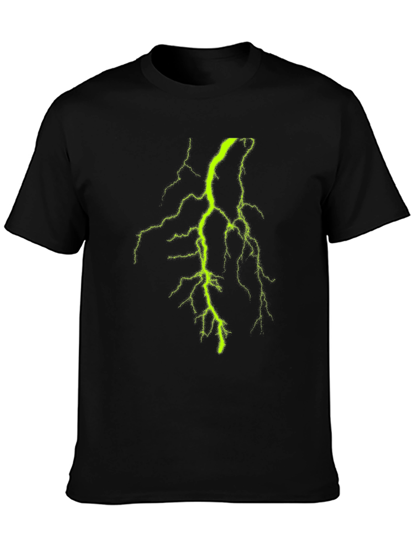 Electric Lightning Bolt Graphic T-Shirt