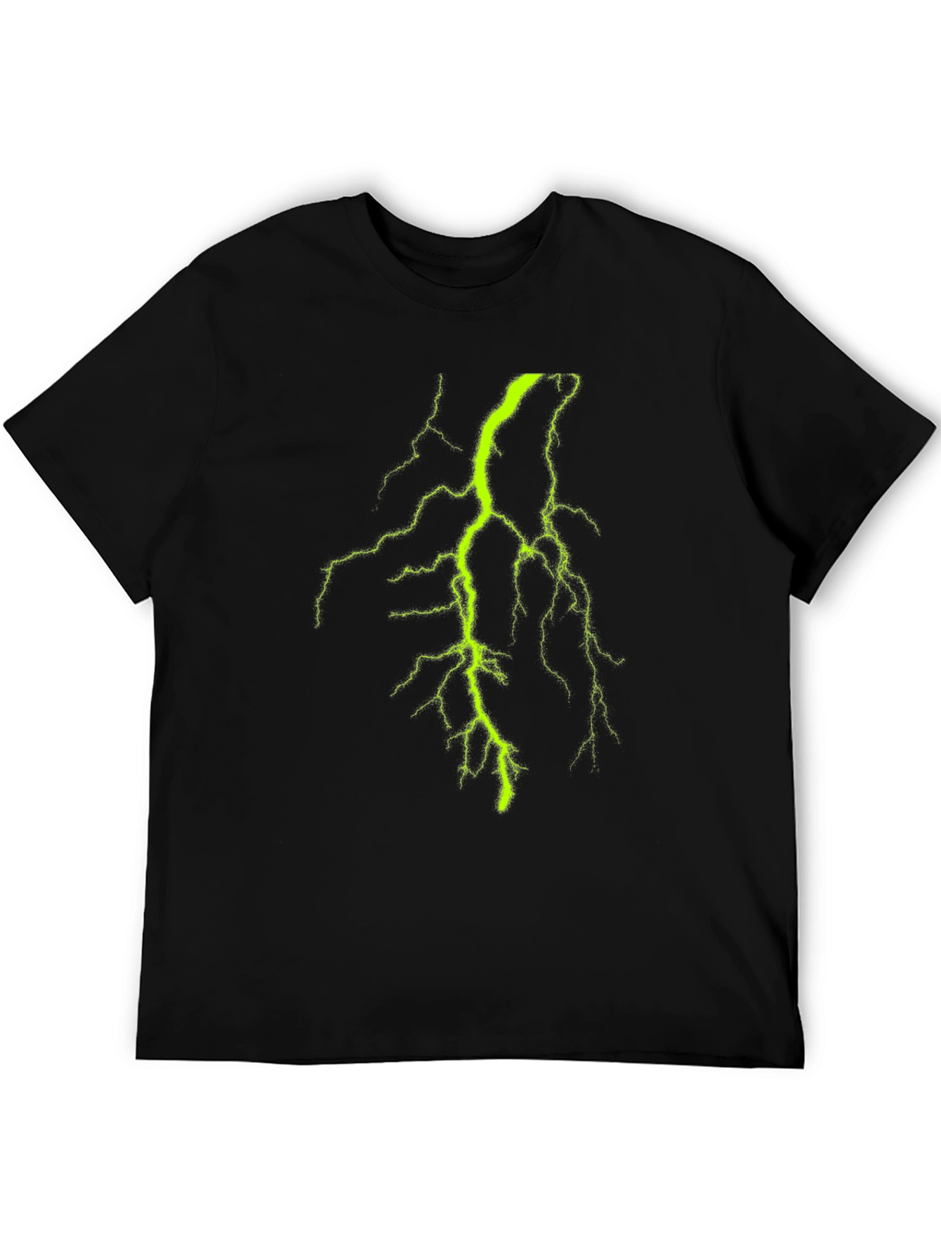 Electric Lightning Bolt Graphic T-Shirt