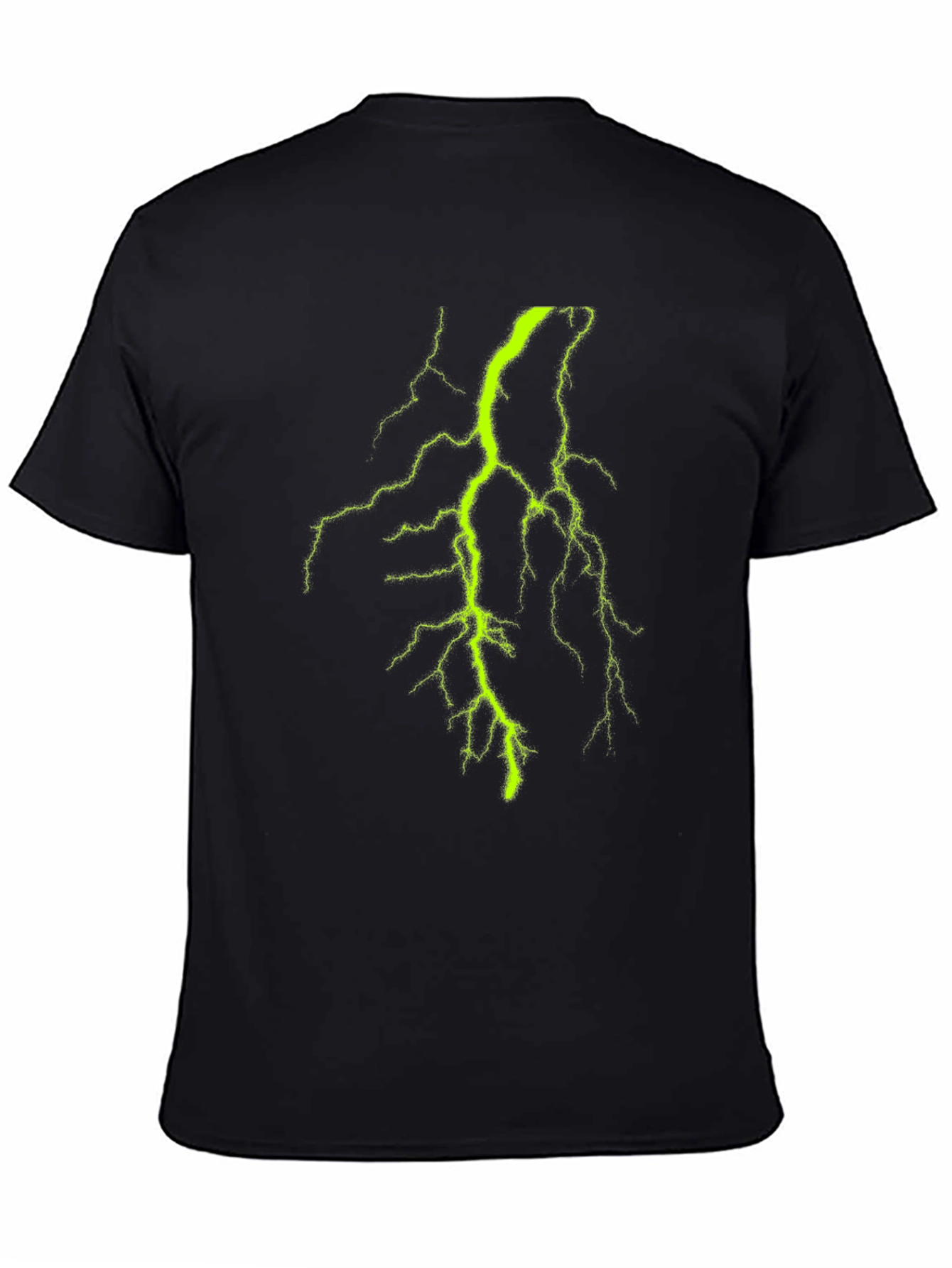 Electric Lightning Bolt Graphic T-Shirt