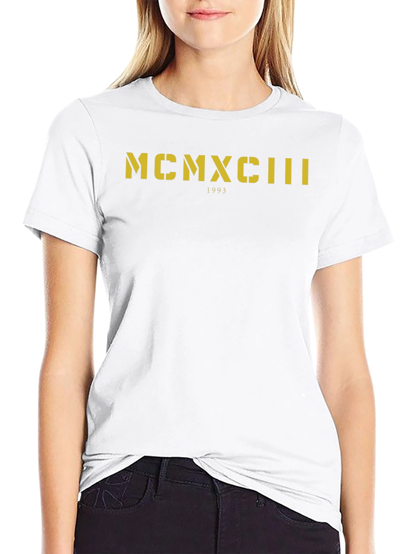 MCMXCIII 1993 Graphic Tee - Black
