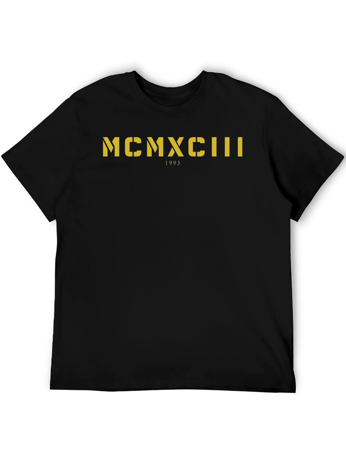 MCMXCIII 1993 Graphic Tee - Black