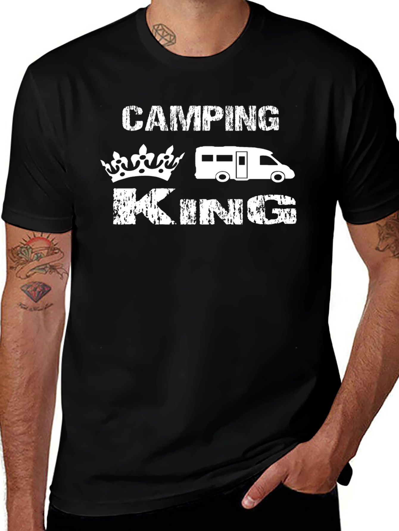Camping King Graphic T-Shirt - Adventure Tee