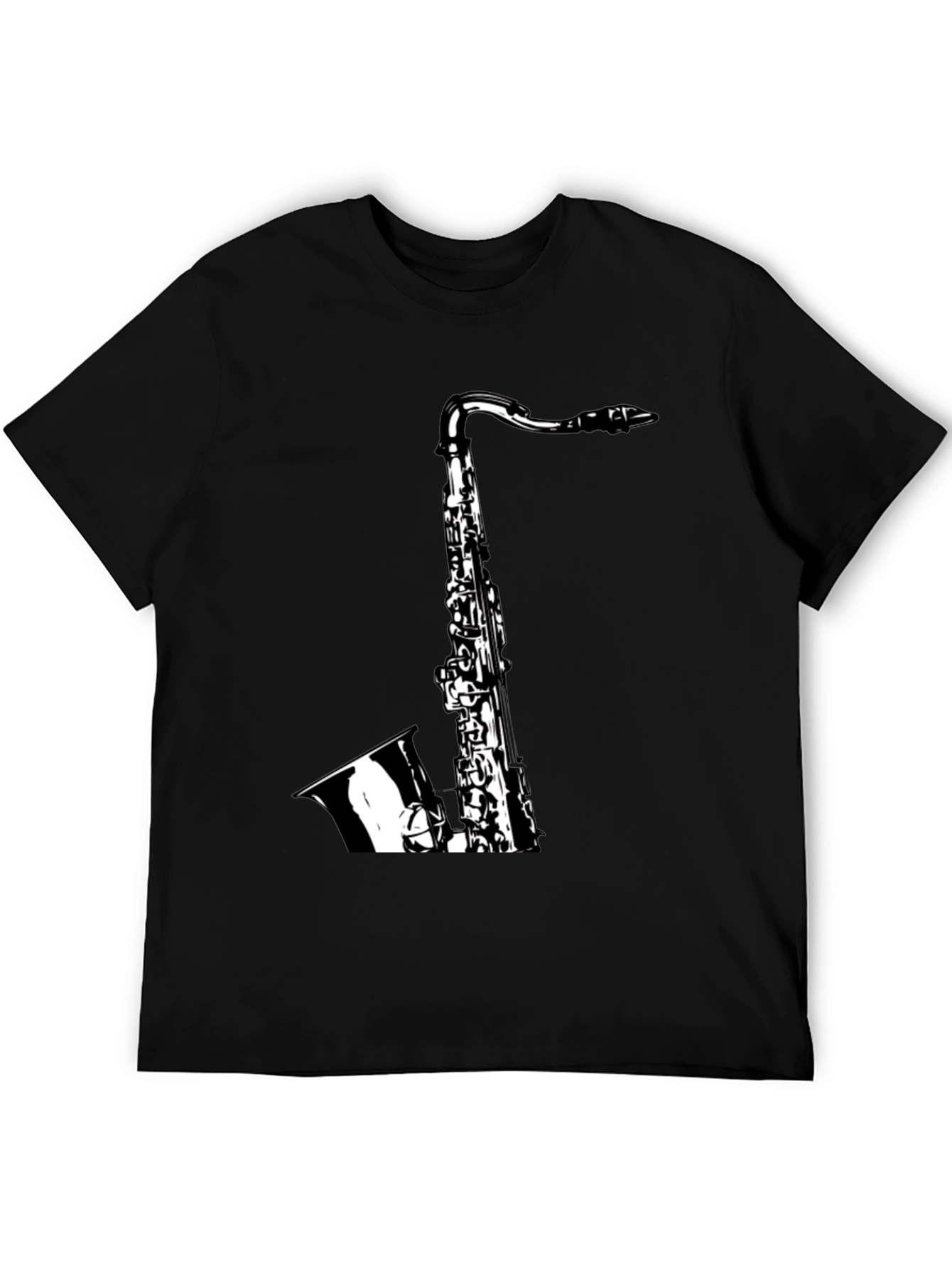 Saxophone Graphic Tee - Musician Style