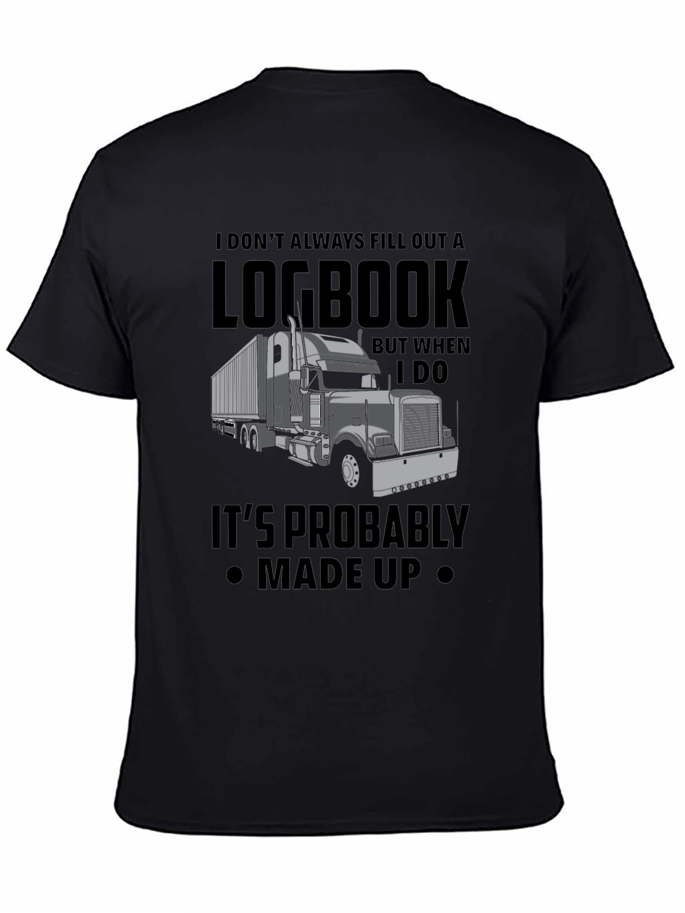 Trucker Logbook T-Shirt - Funny Truck Driver Tee