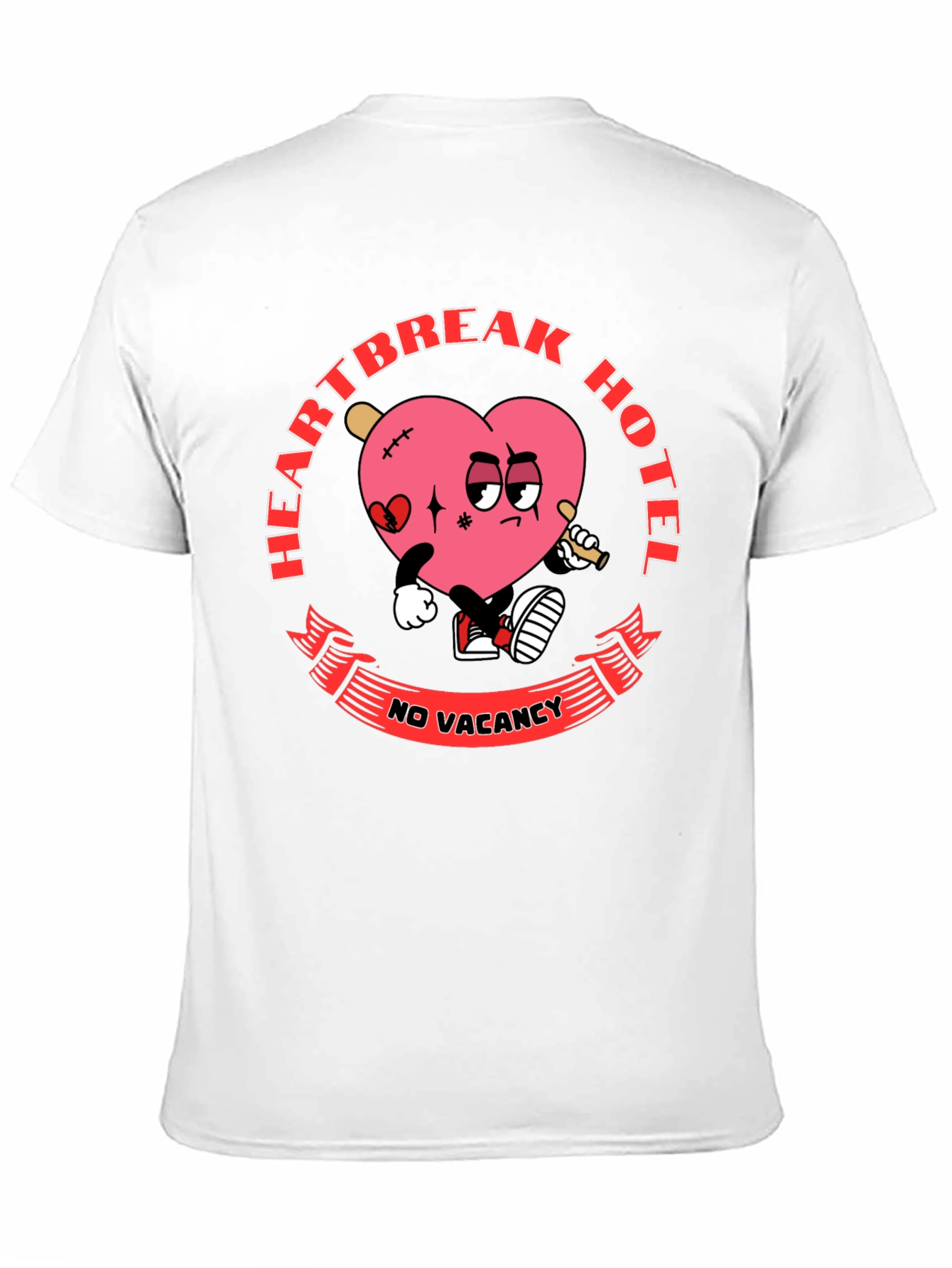 Heartbreak Hotel T-Shirt: No Vacancy Funny Graphic Tee