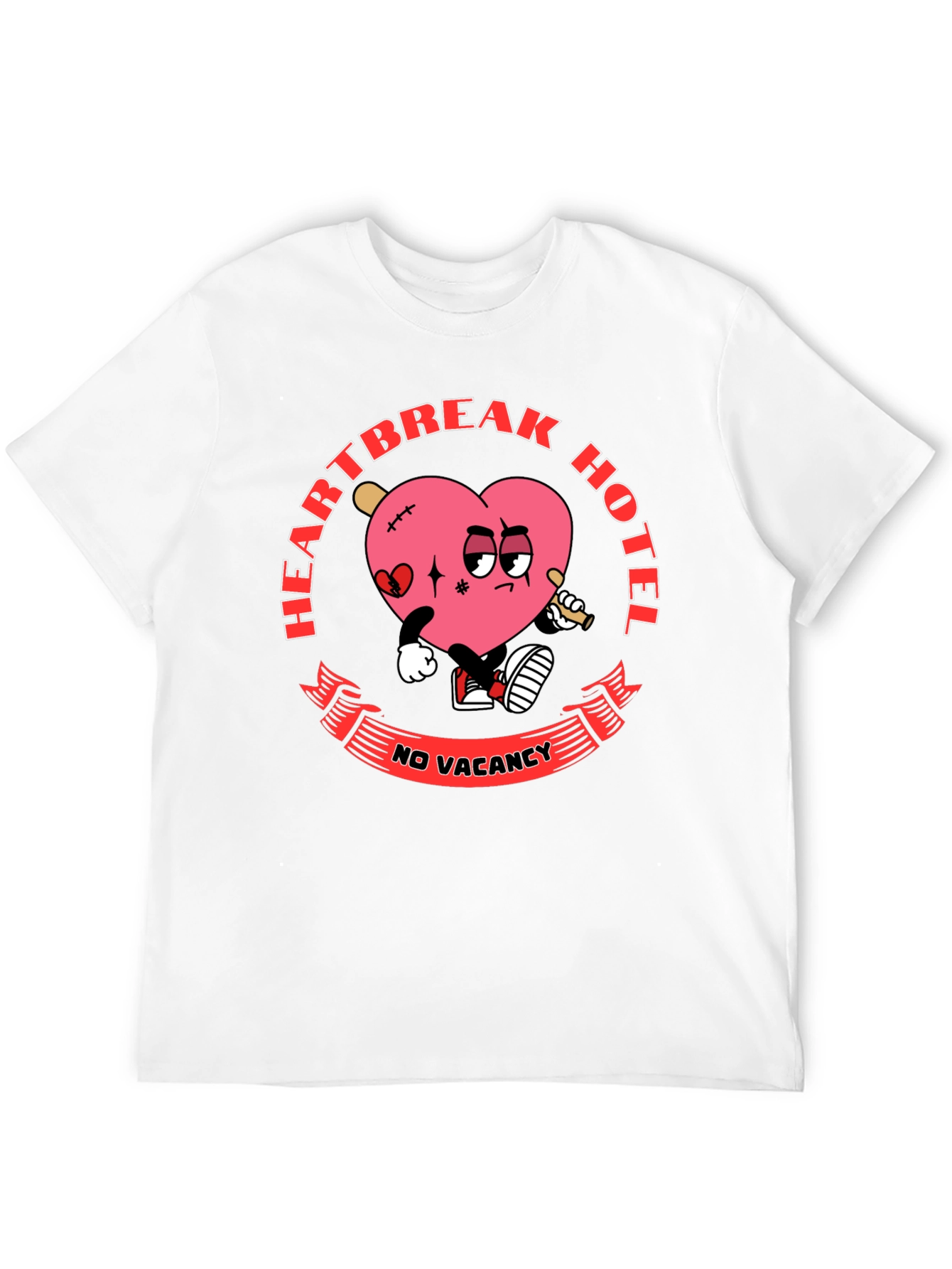 Heartbreak Hotel T-Shirt: No Vacancy Funny Graphic Tee