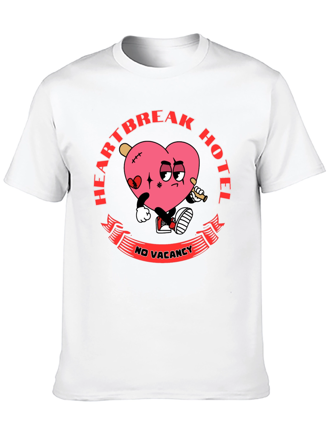 Heartbreak Hotel T-Shirt: No Vacancy Funny Graphic Tee