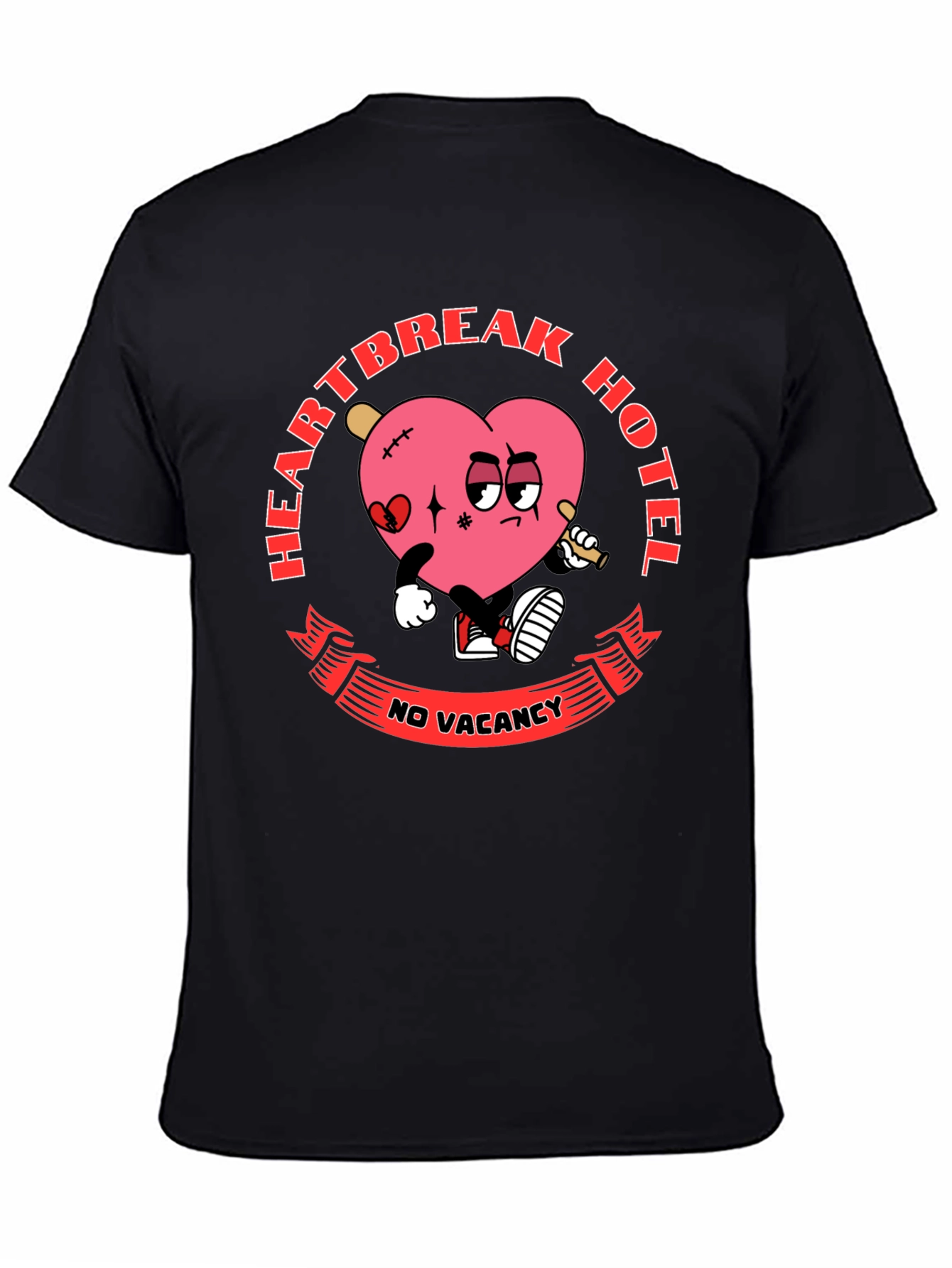 Heartbreak Hotel T-Shirt: No Vacancy Funny Graphic Tee