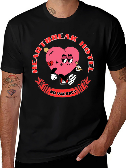 Heartbreak Hotel T-Shirt: No Vacancy Funny Graphic Tee