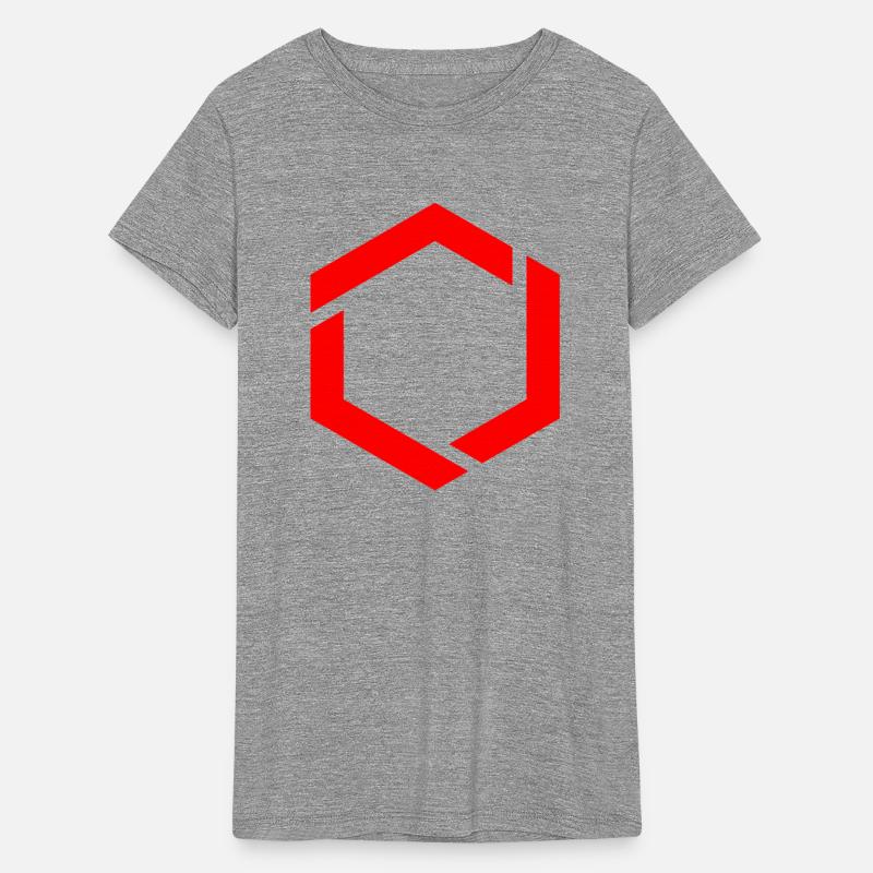 Red Hexagon Shape