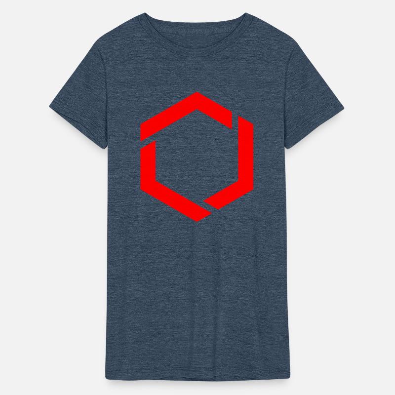 Red Hexagon Shape