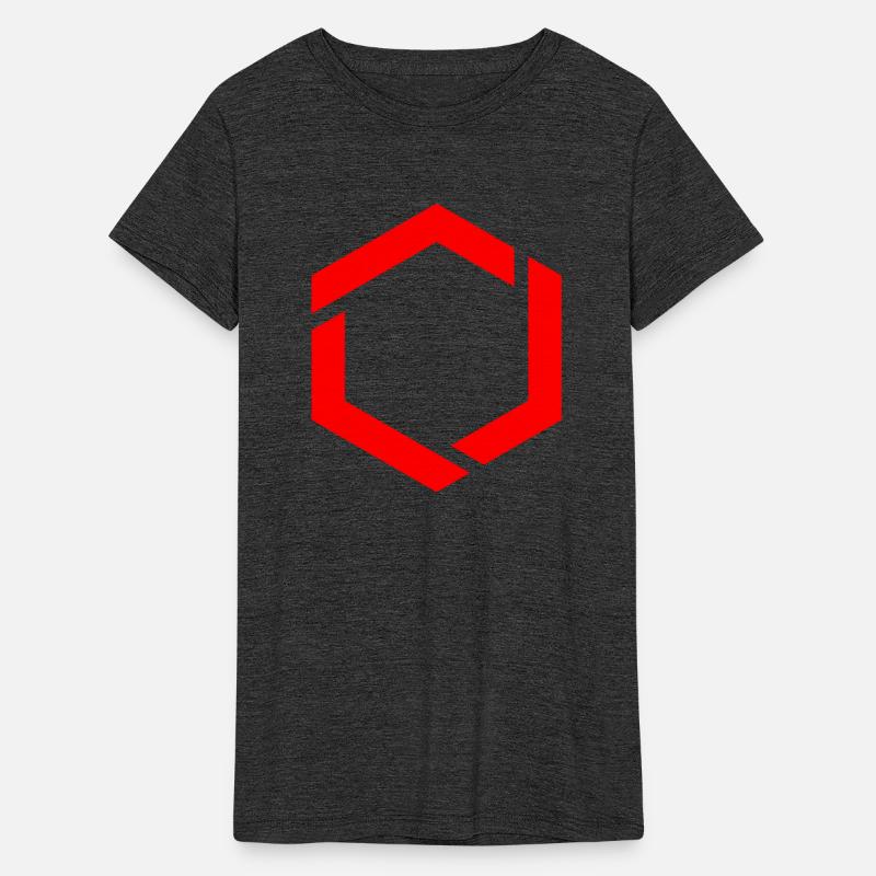 Red Hexagon Shape