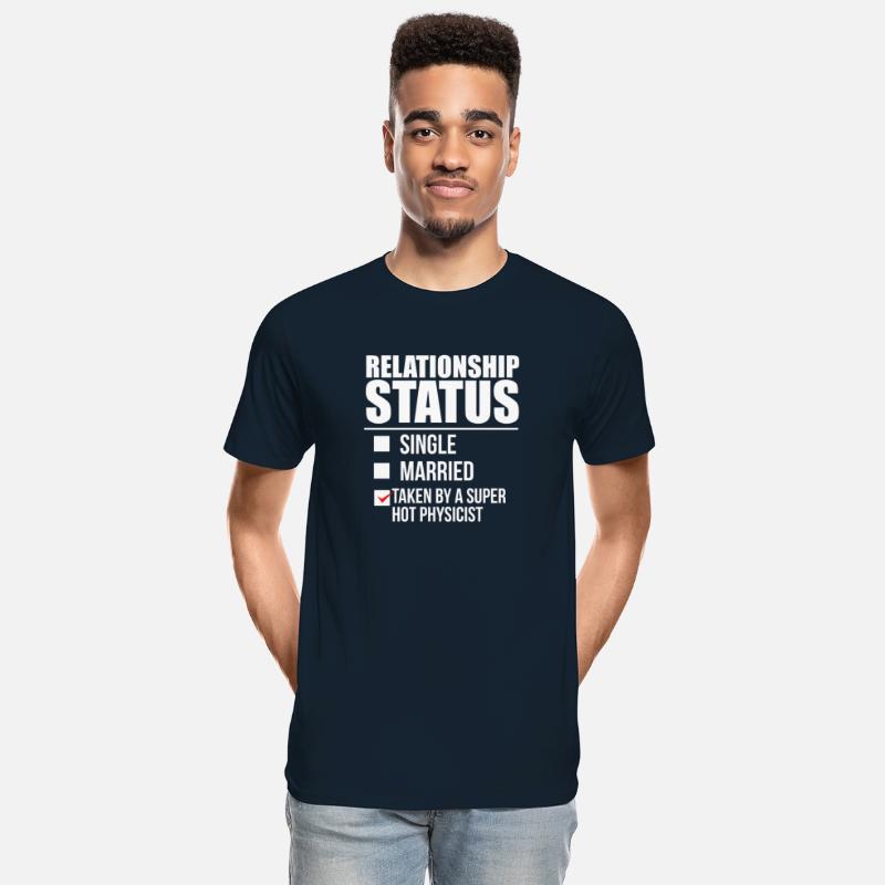 Relationship status taken by super hot Physicist