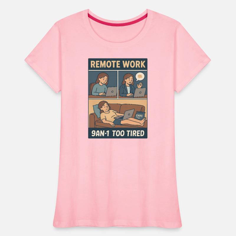 Remote Work Exhaustion Illustration