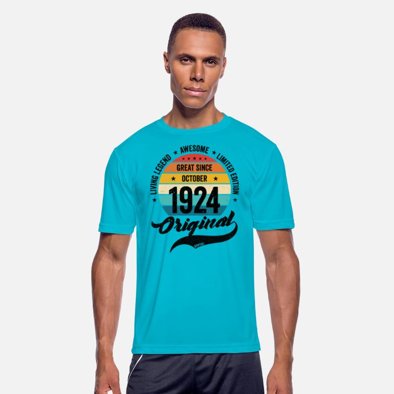 Retro 100 Years October 1924 Birthday Vintage